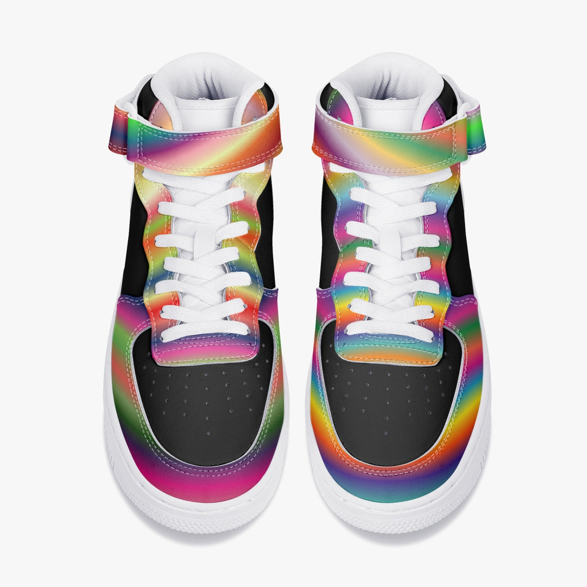 Hauts personnalisés arc-en-ciel