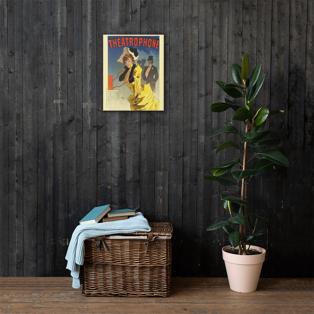 Vintage French Theatre Canvas Print - Futureisretro