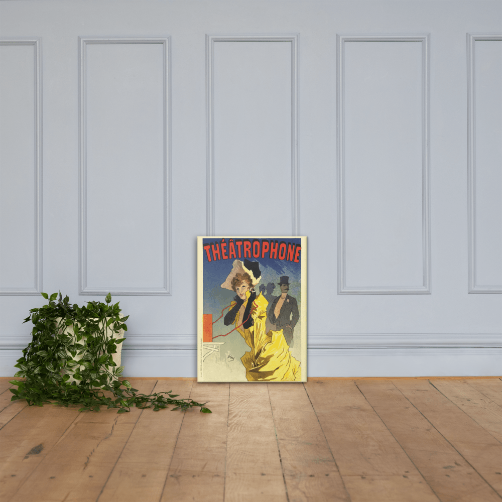 Vintage French Theatre Canvas Print - Futureisretro