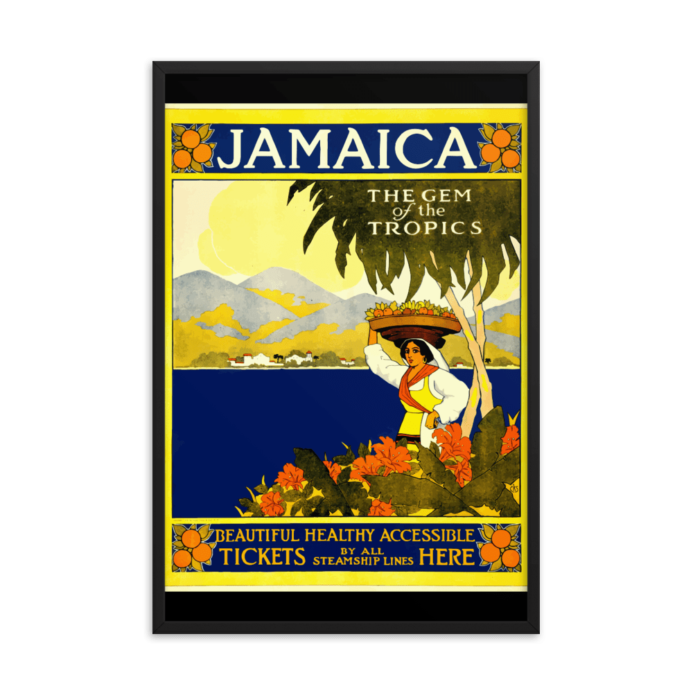 Jamaica Tourism Vintage Poster - Futureisretro