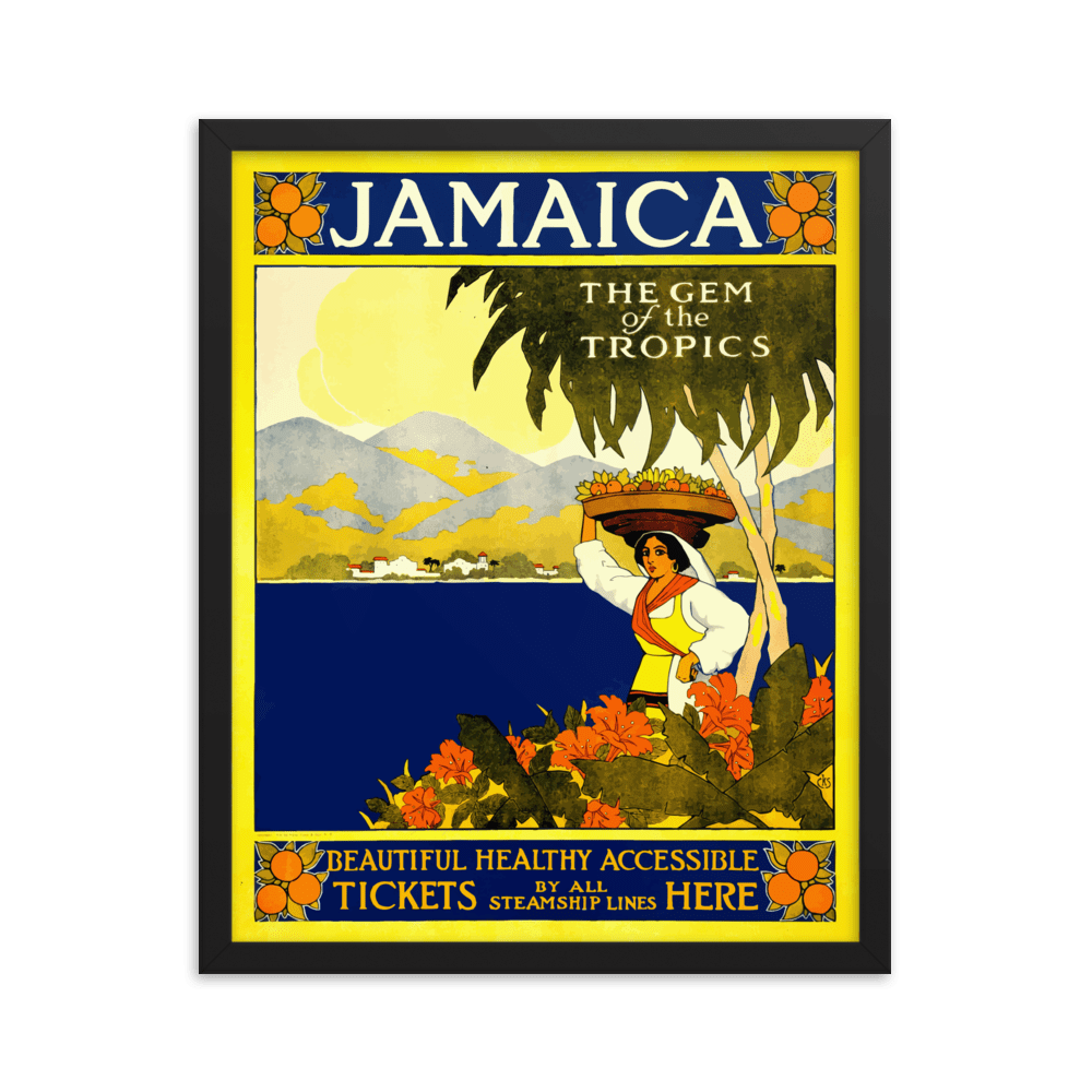 Jamaica Tourism Vintage Poster - Futureisretro