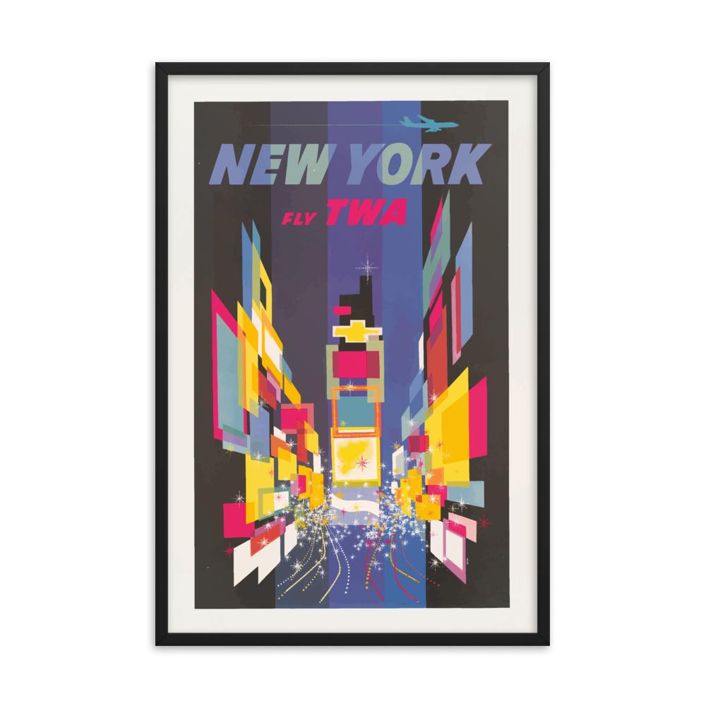 New York Vintage Poster - Futureisretro