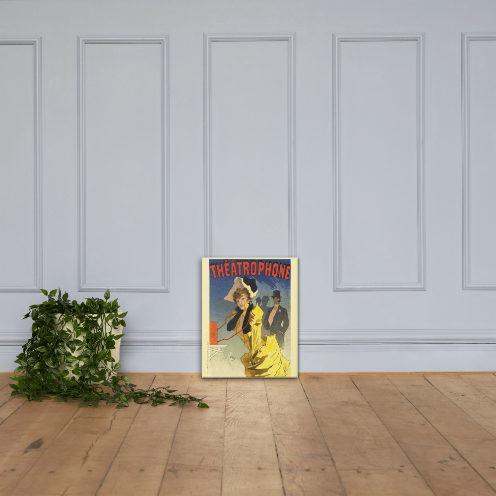 Vintage French Theatre Canvas Print - Futureisretro