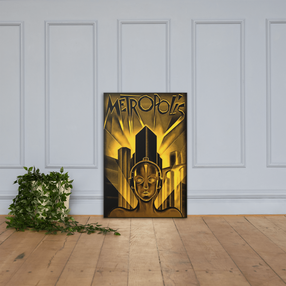Metropolis Vintage Movie Art Canvas - Futureisretro