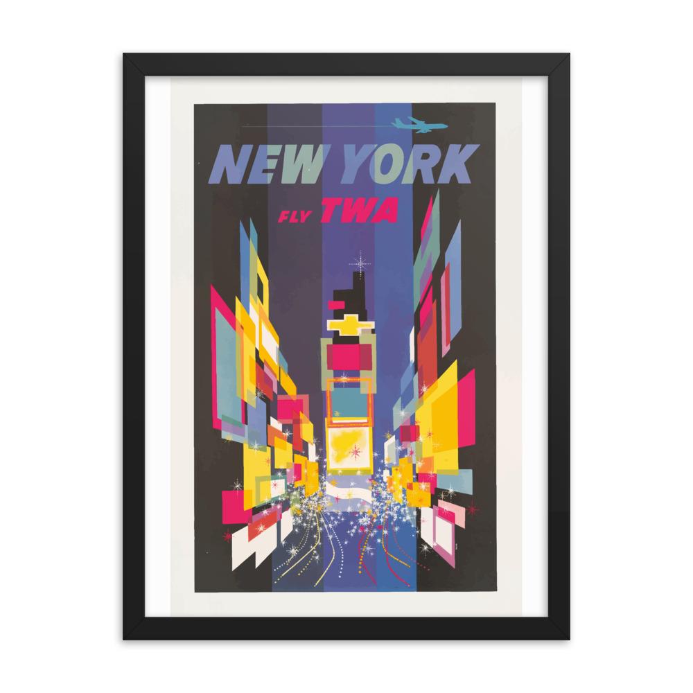 New York Vintage Poster - Futureisretro