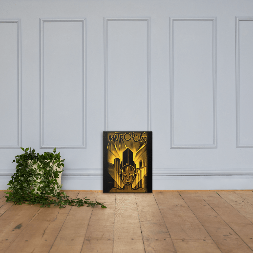 Metropolis Vintage Movie Art Canvas - Futureisretro