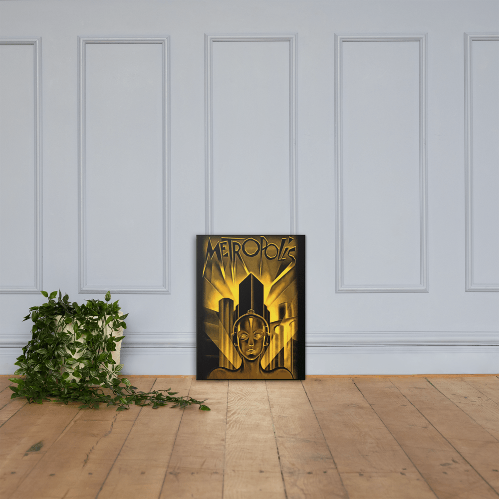 Metropolis Vintage Movie Art Canvas - Futureisretro