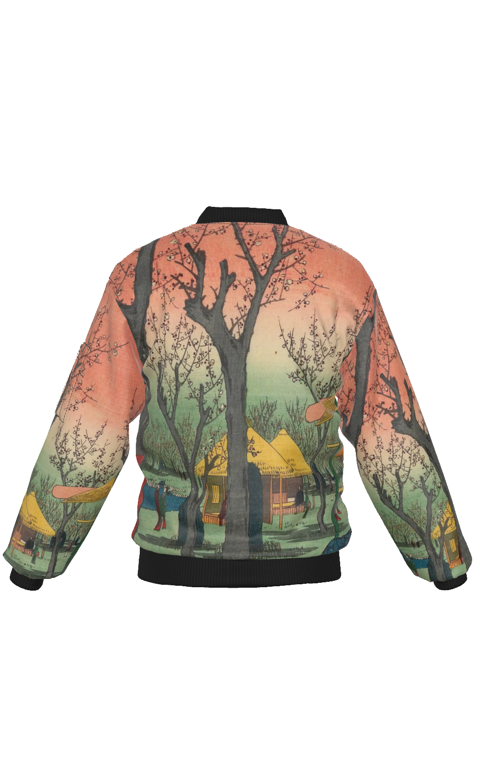 Japanische Ukiyo-e Bomberjacke
