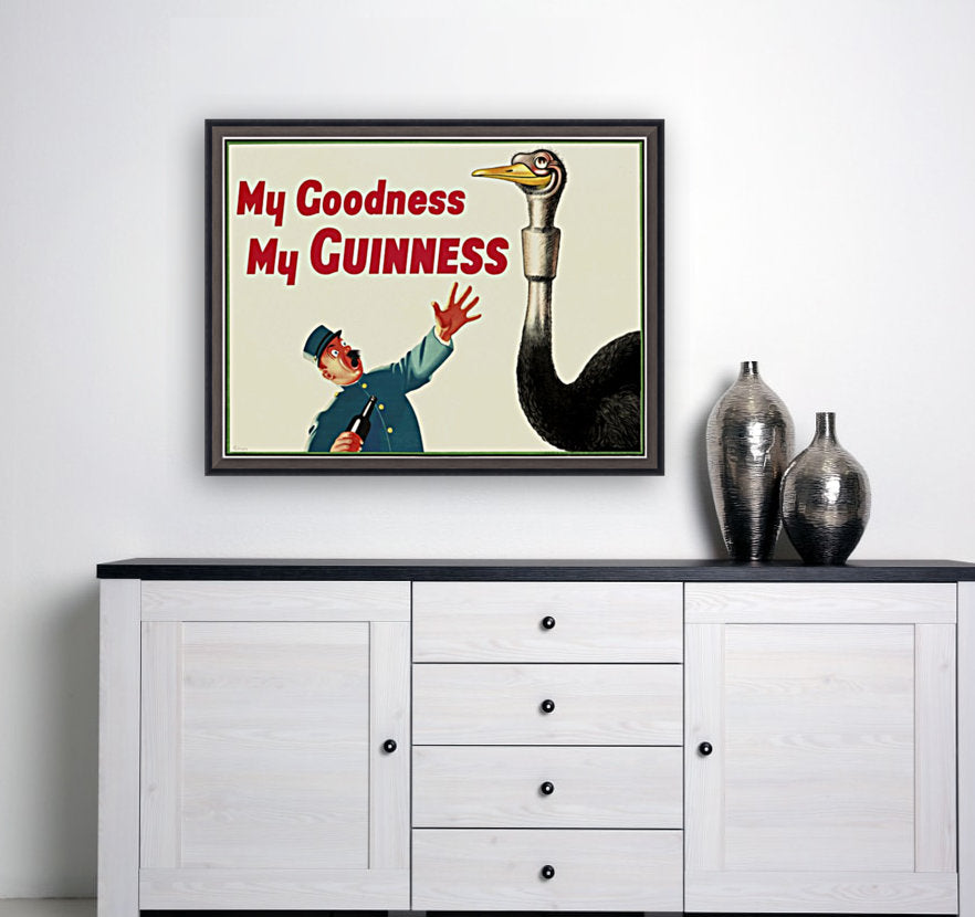 Ma bonté ma Guinness Original Vintage Poster