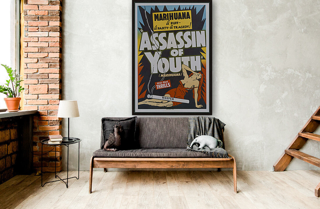 Attentäter der Jugend Vintage Anti-Drogen-Propaganda