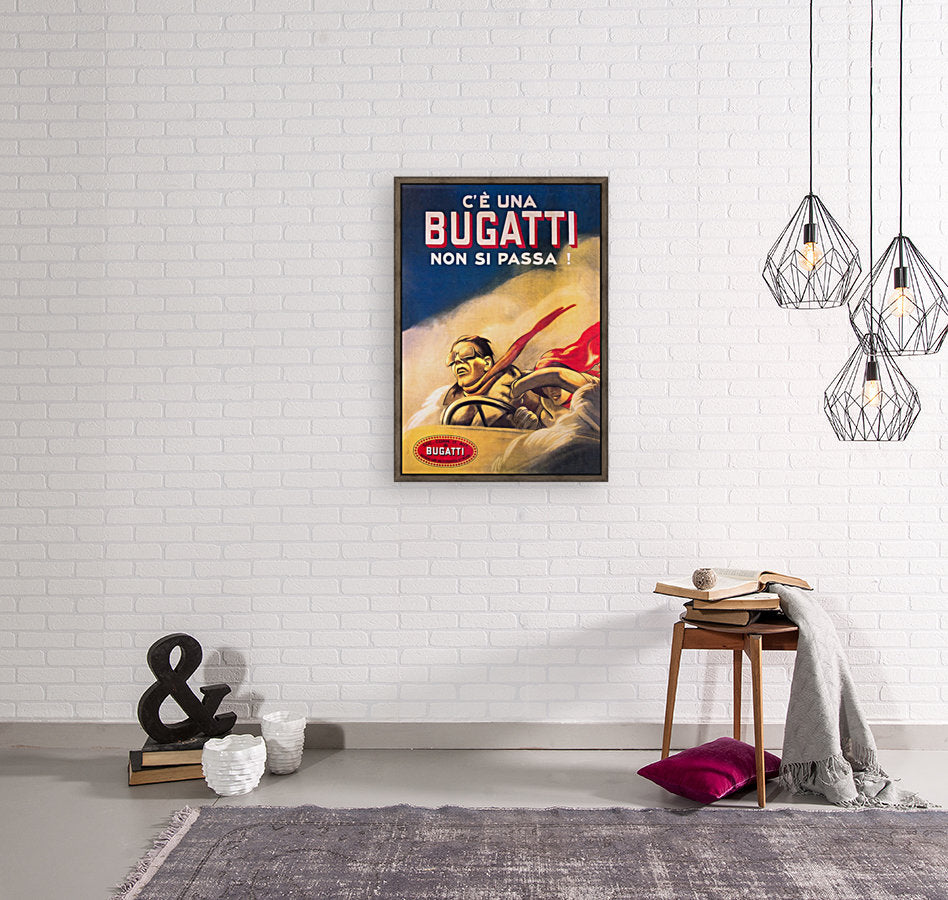 Bugatti Non Si Passa Werbeplakat
