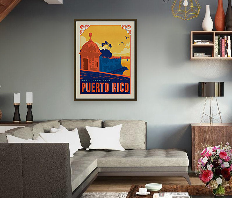 Visitez la belle affiche de Porto Rico