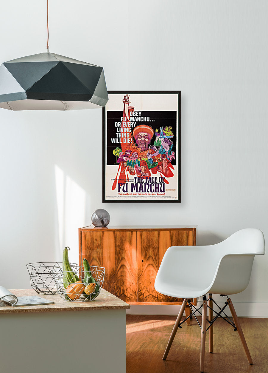 The face of Fu Manchu movie poster