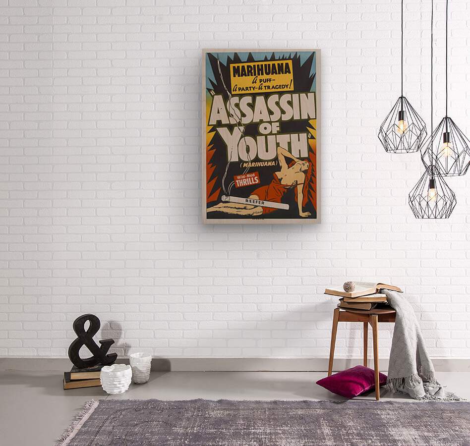 Attentäter der Jugend Vintage Anti-Drogen-Propaganda