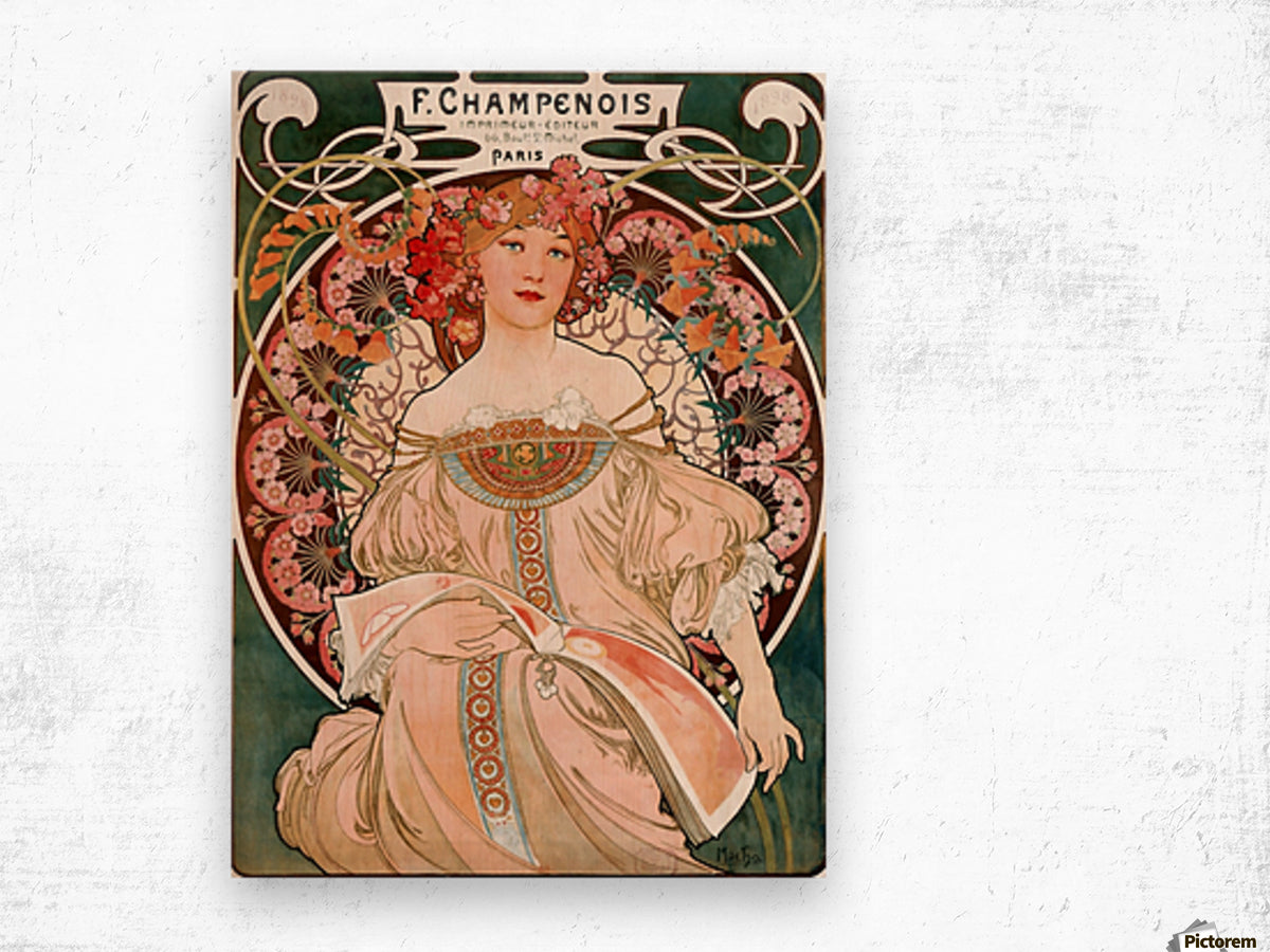 Mucha 1800s Art Poster Print, Jigsaw - Future Is Retro mucha-1800s-art-poster-print-jigsaw-future-is-retro