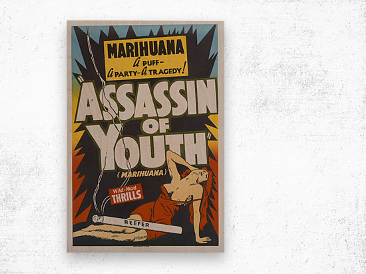 Attentäter der Jugend Vintage Anti-Drogen-Propaganda